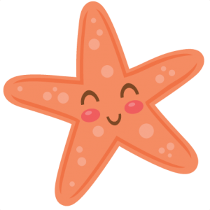 starfish clipart cute