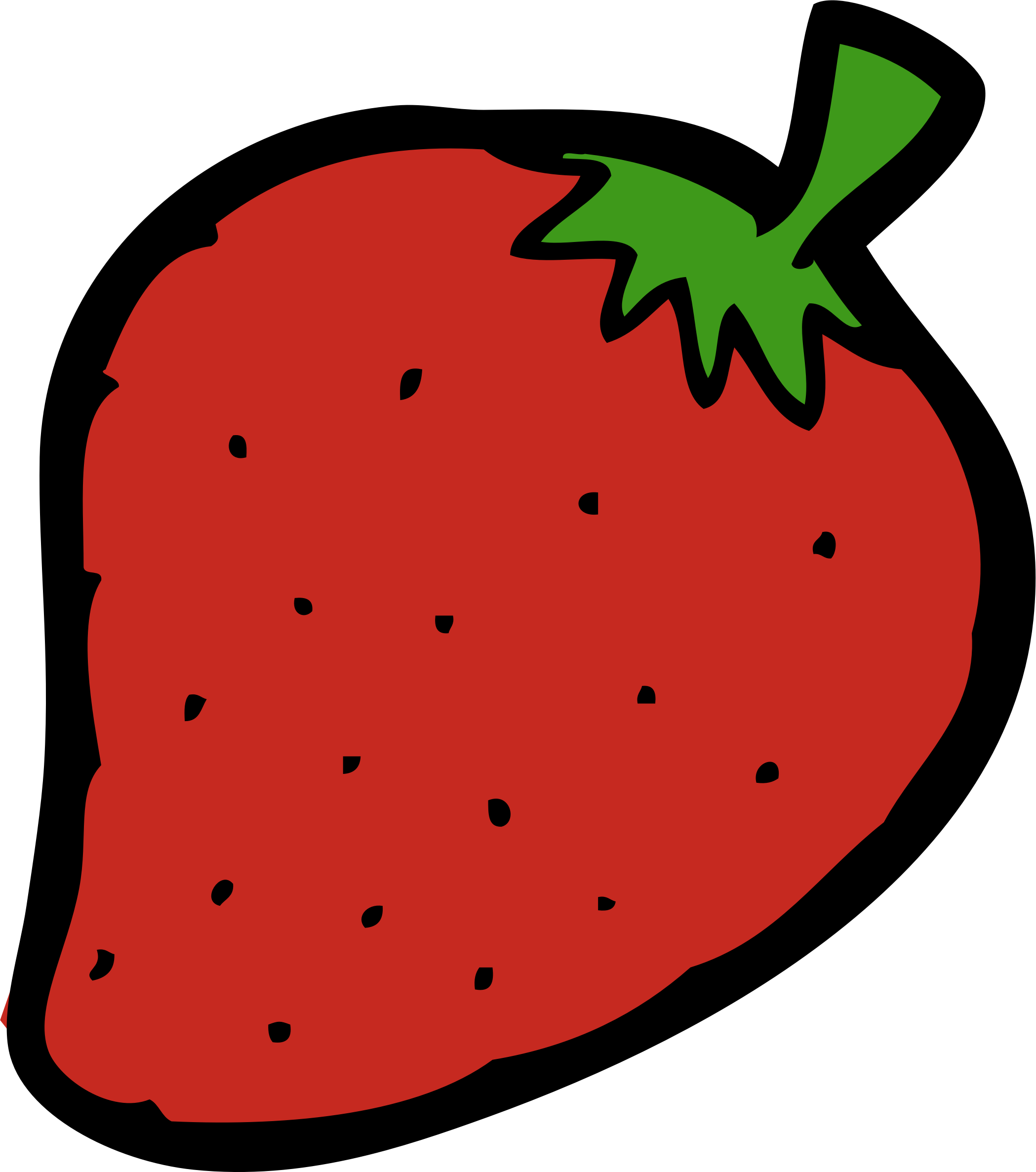 Fruit clipart strawberry. Big image png