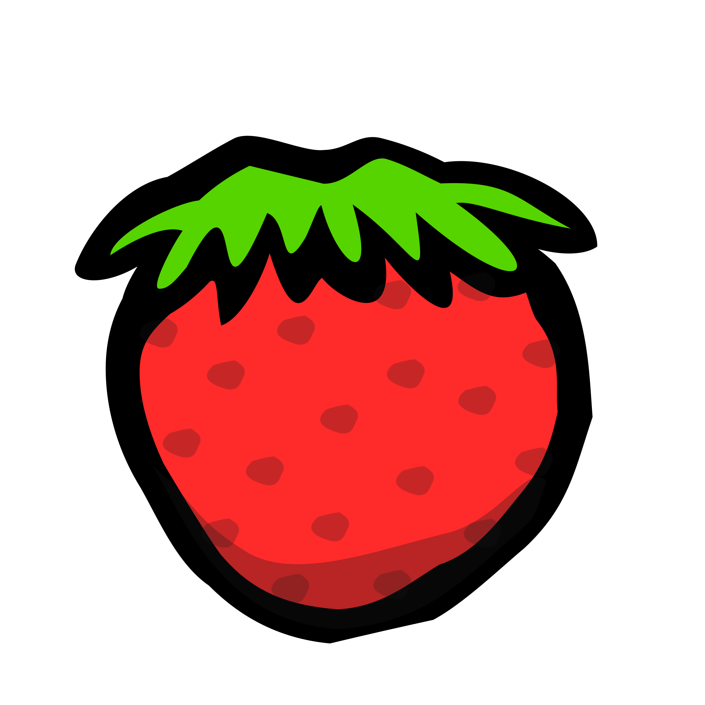 Strawberries clipart watermelon. Strawberry big image png