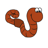 Free cute cliparts download. Worm clipart two