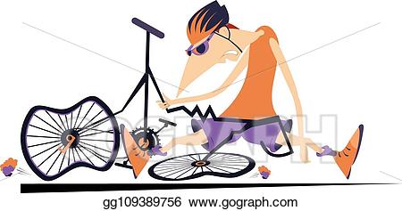 cycle clipart broken bicycle