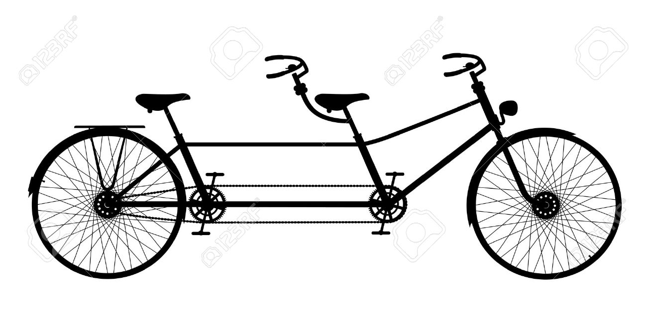 cycle clipart double bike