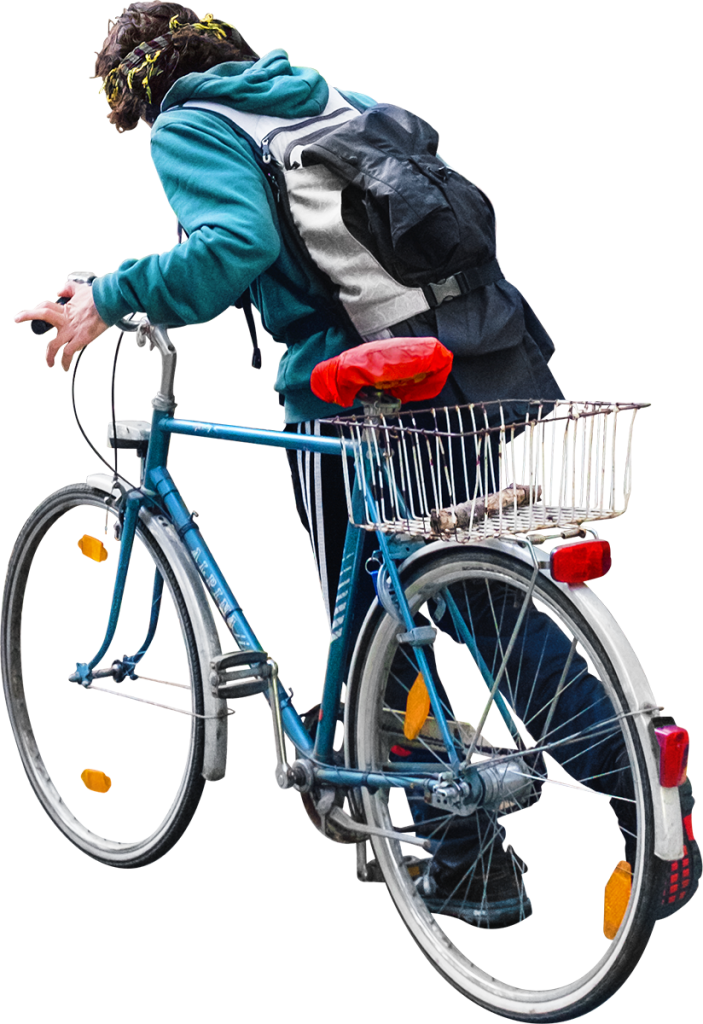 Walking with his png. Cycle clipart hybrid bike
