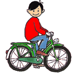 cycle clipart lad