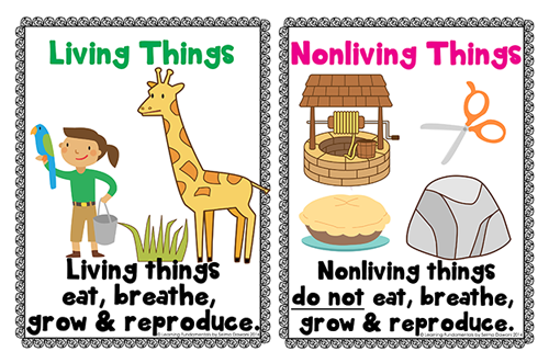 Nonliving mini science unit. Cycle clipart living thing