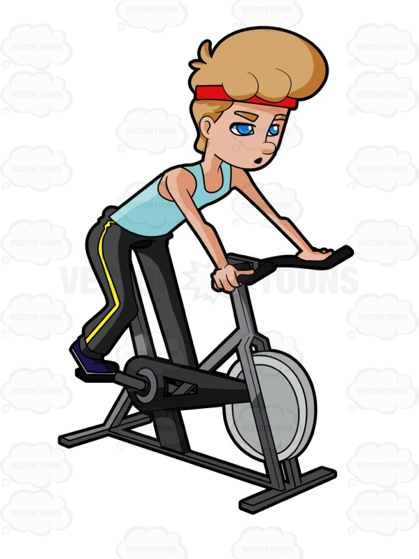 Cycle clipart spin bike. Free download best on