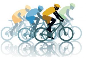 cycling clipart group cycling