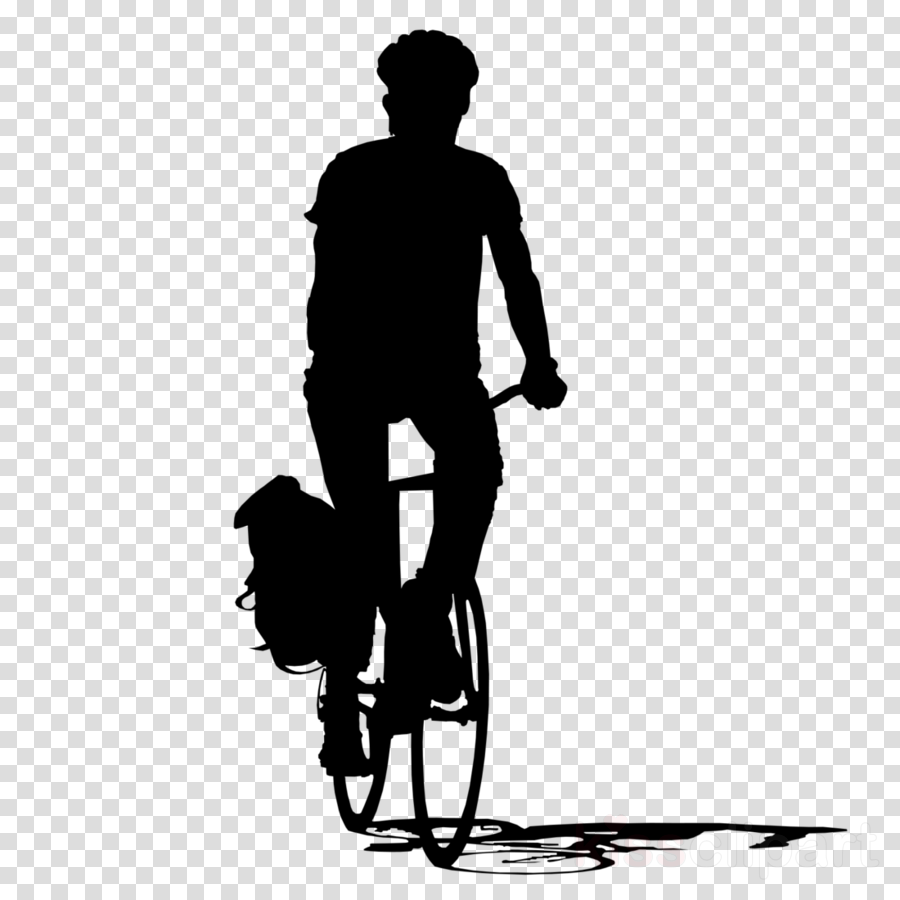 cycling clipart human silhouette