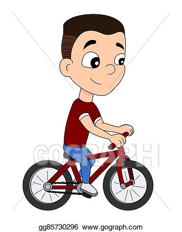 cycling clipart little boy