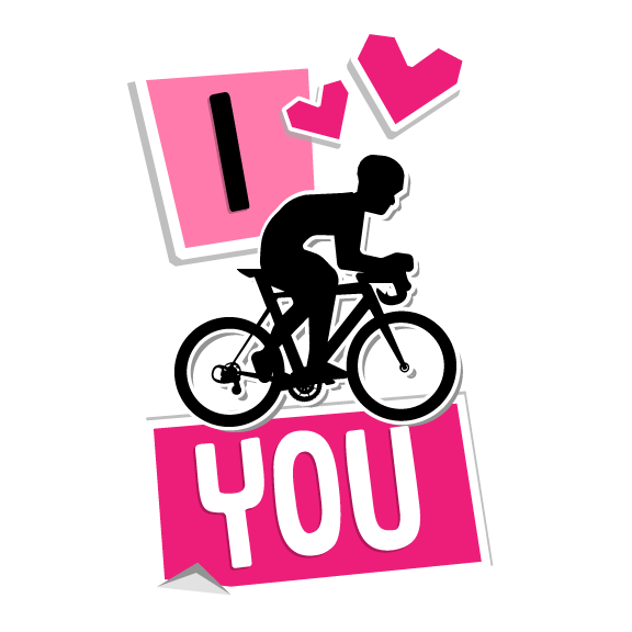 cycling clipart peloton