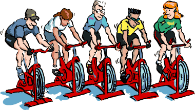 cycling clipart spinning class