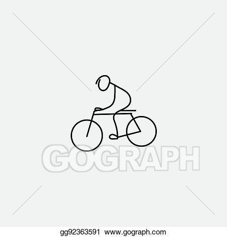 cycling clipart stick figure