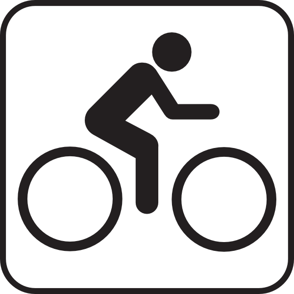 cycling clipart symbol