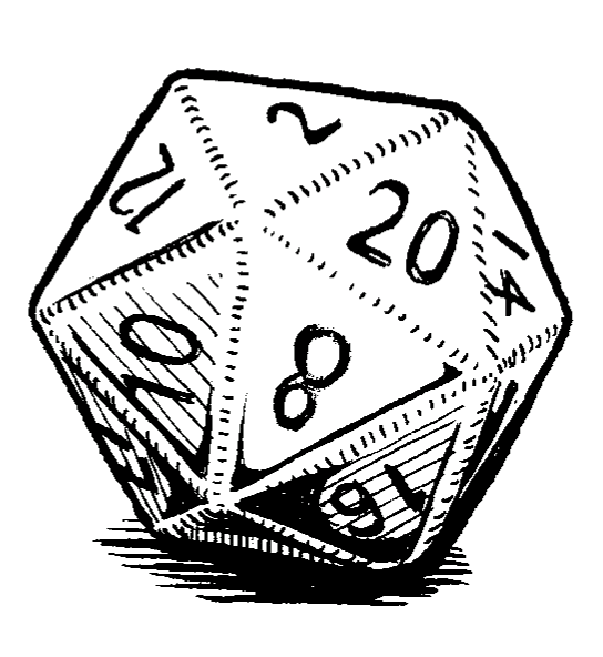 D20 20 sided dice