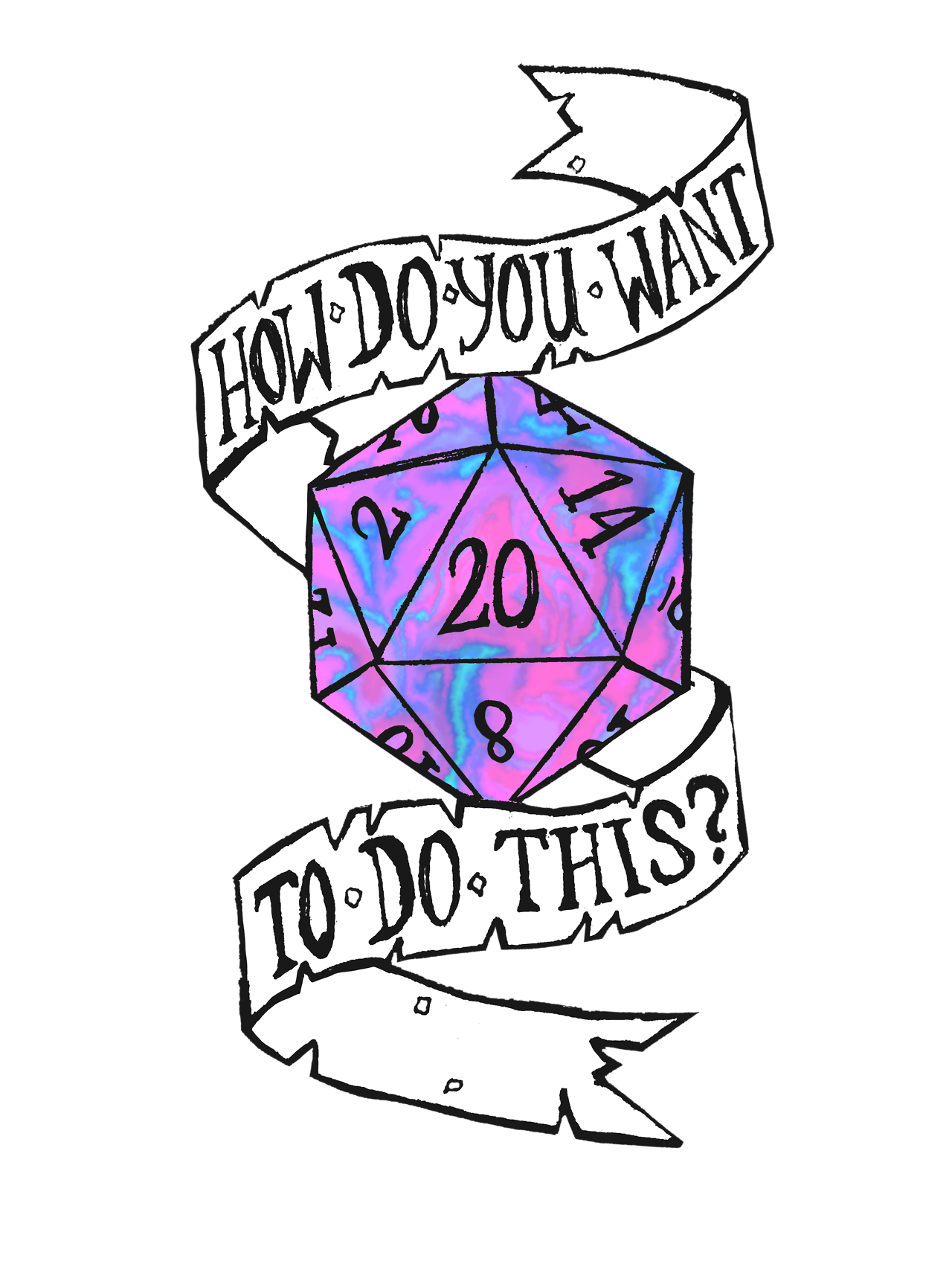 D20 clipart drawn, D20 drawn Transparent FREE for download on