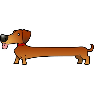 dachshund clipart animated