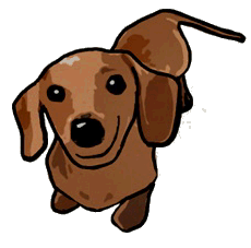 Dachshund clipart brown dachshund. Free puppy cliparts download