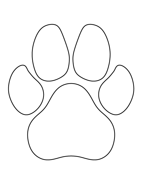 Dog paw print pattern. Dachshund clipart dachshund outline