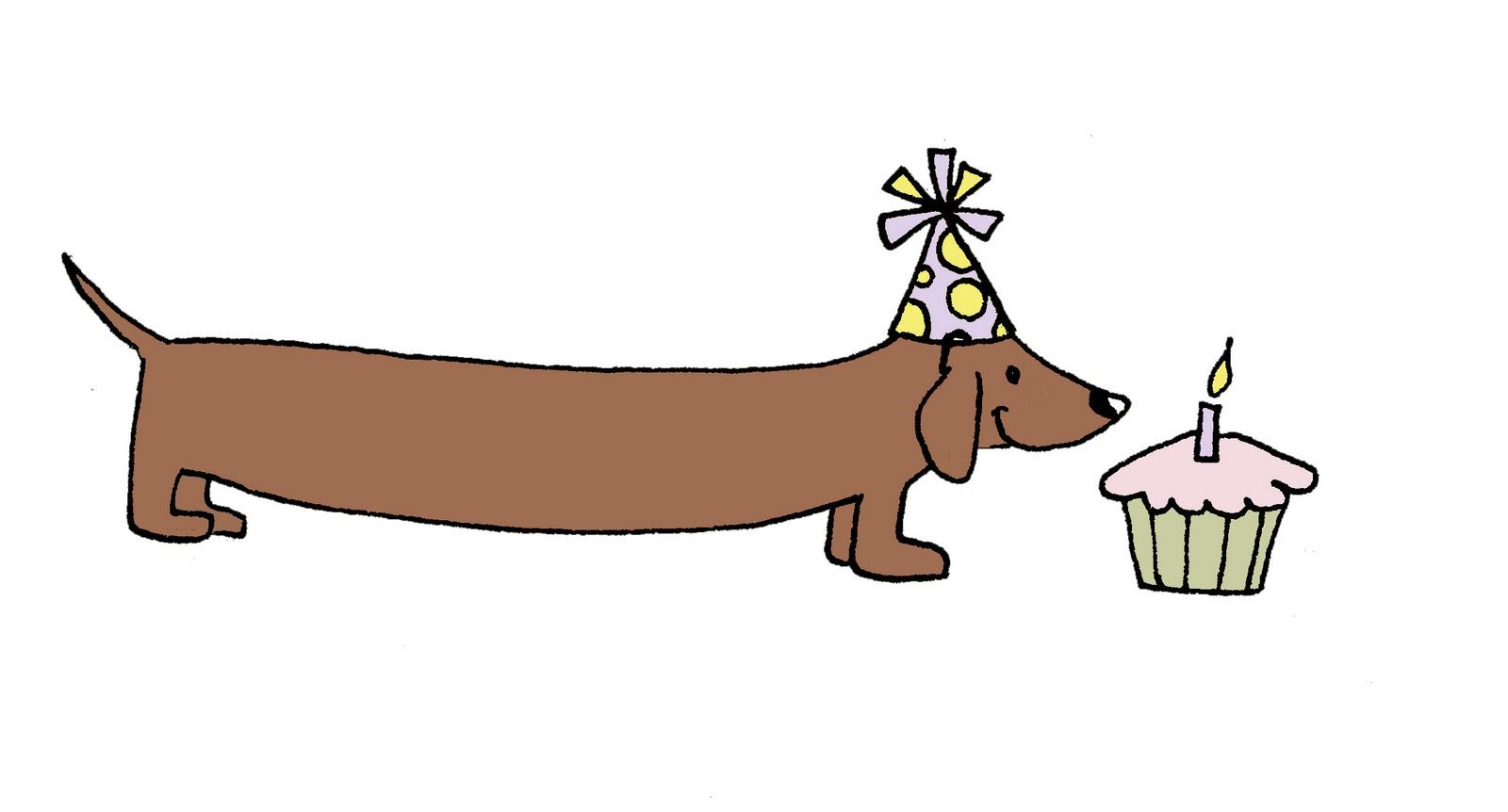 dachshund clipart happy birthday dachshund