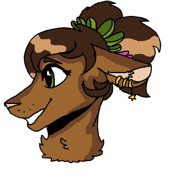 Dachshund clipart profile. Rika villager furvilla art
