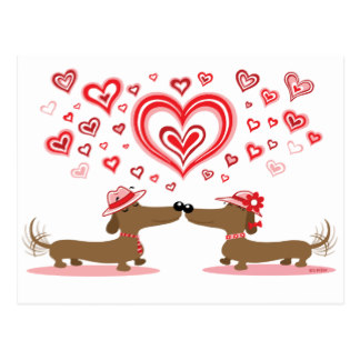 dachshund clipart valentines