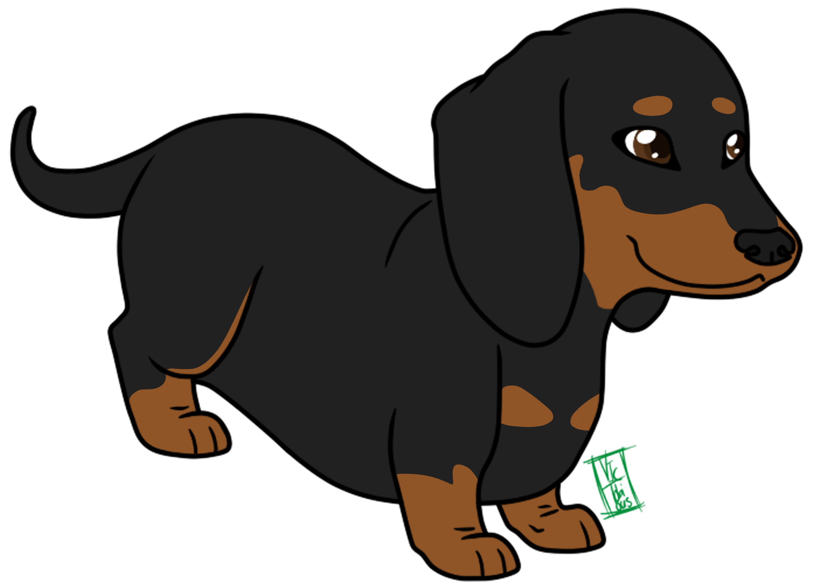 Dachshund clipart wiener dog.  collection of cute
