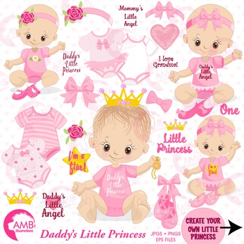 dad clipart baby girl