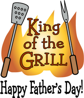 dad clipart grill