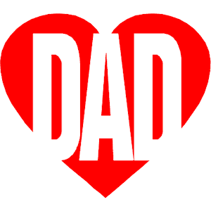 dad clipart heart