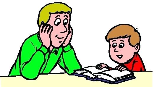 Free artsoznanie com . Dad clipart home reading