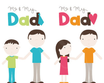 dad clipart me and my dad