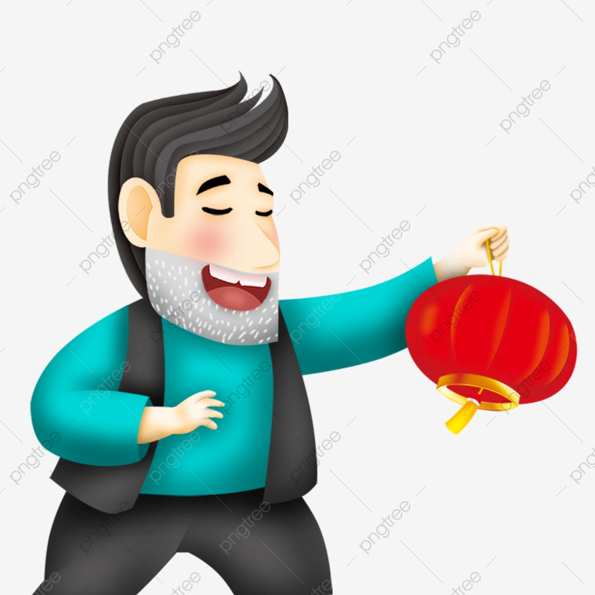dad clipart middle aged man