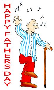 Father clipart old dad. Happy fathers day dancing