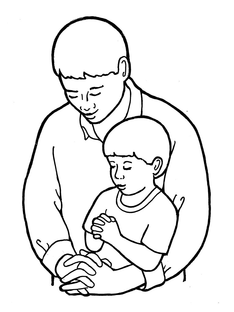 dad clipart outline