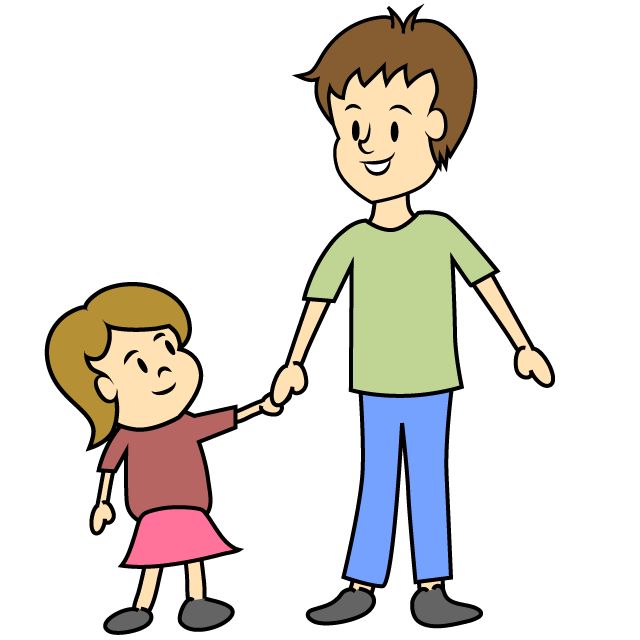 Free girl and image. Dad clipart similar