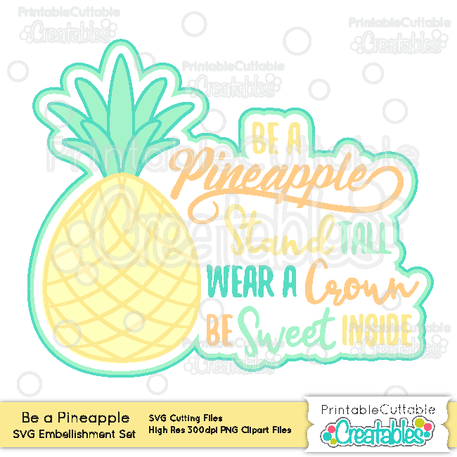 Dad clipart stand tall. Be a pineapple svg