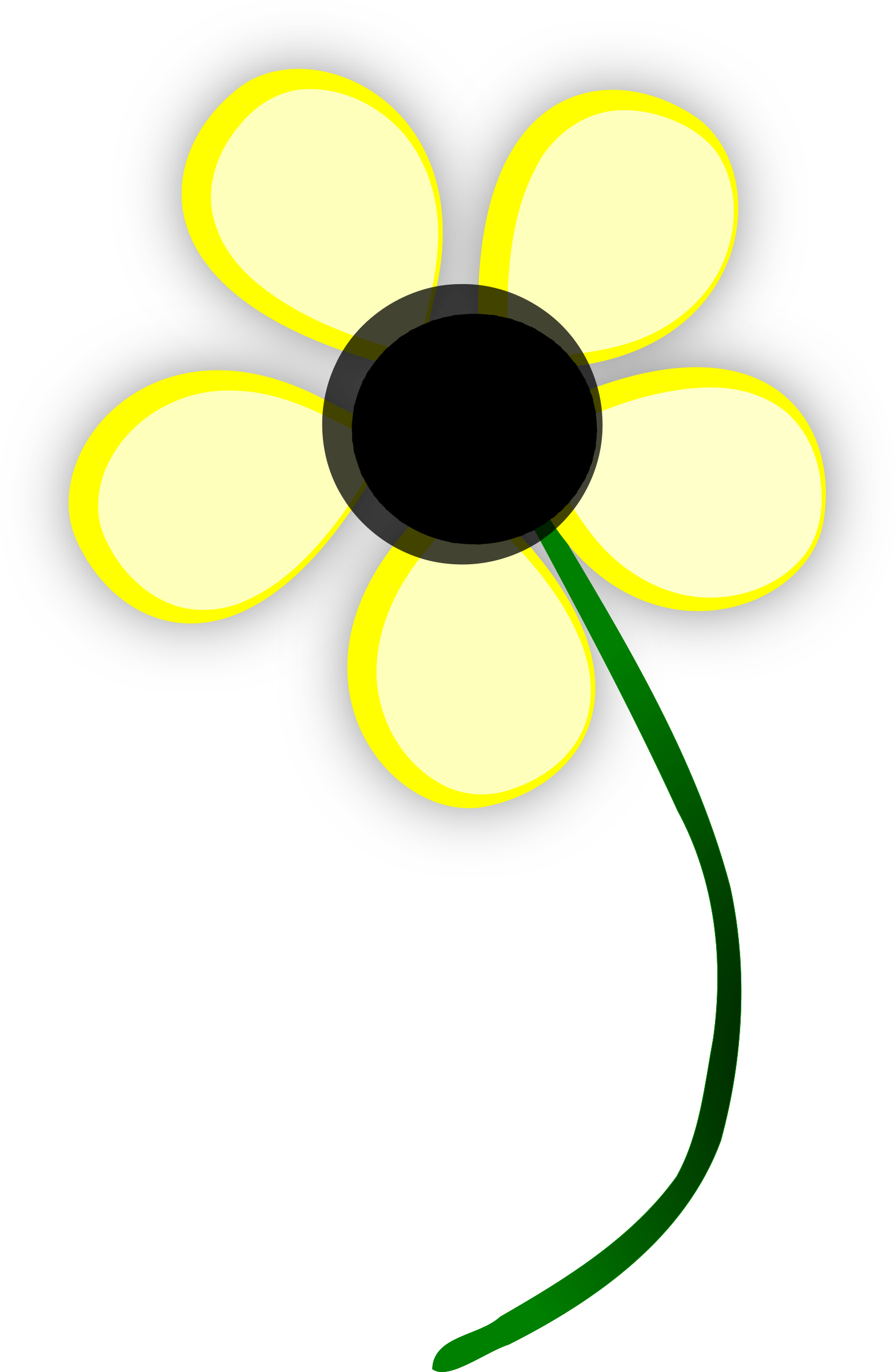 daisy clipart coloured flower