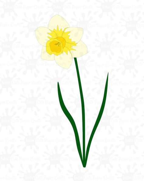 daffodil clipart svg