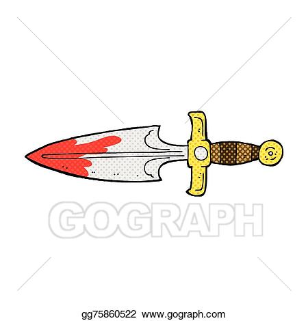 dagger clipart bloody dagger