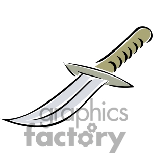 Knife royalty free . Dagger clipart cartoon