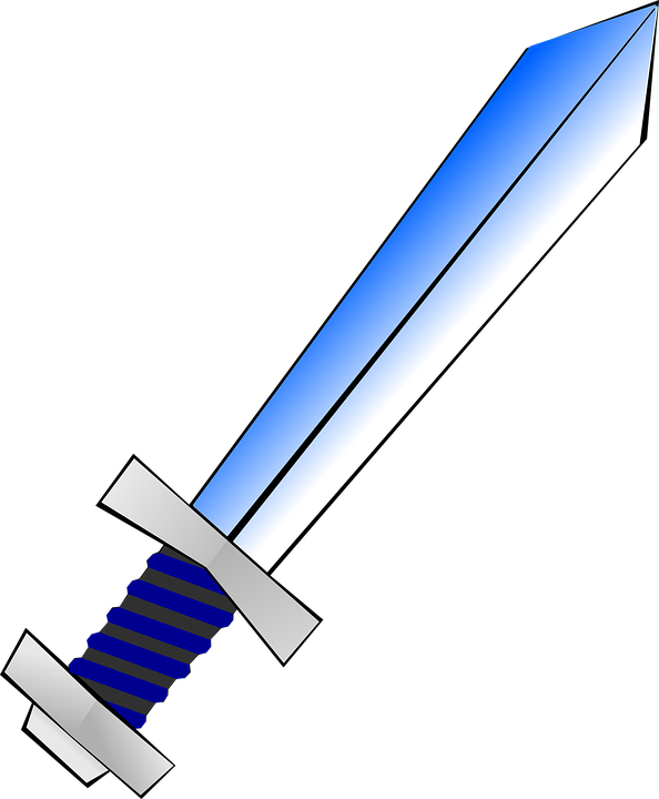 Knight lance illustration medieval. Dagger clipart vector