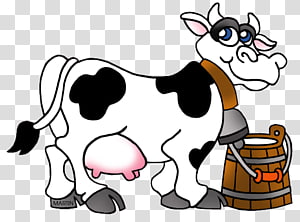 Holstein friesian cattle milk. Dairy clipart animal product