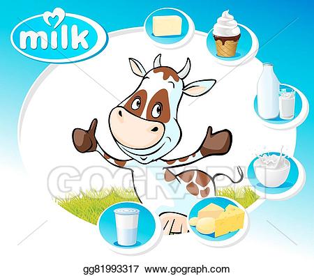 dairy clipart illustration