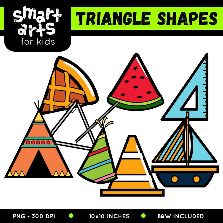 Shapes clip art math. Dairy clipart triangle shaped thing