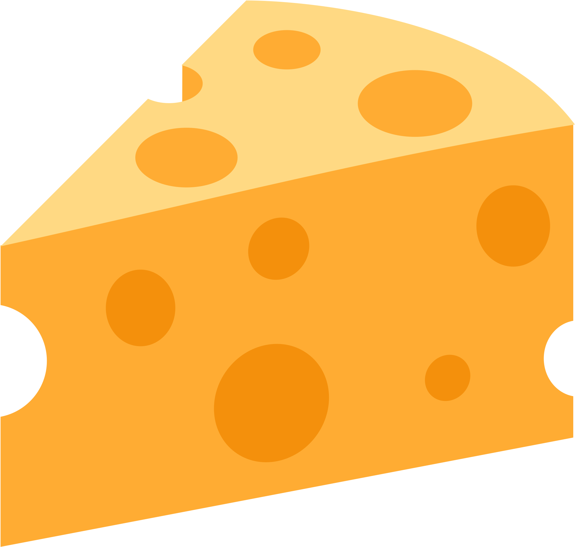 Dairy clipart yello. Cheese wedge emoji png