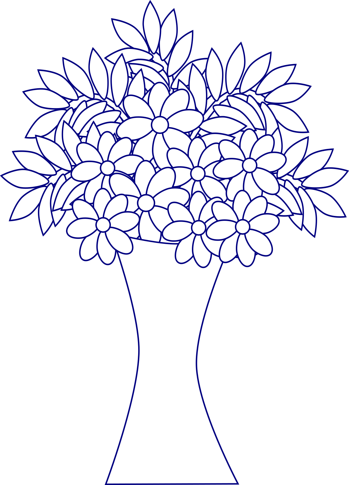 Here is a beautiful. Daisies clipart colouring