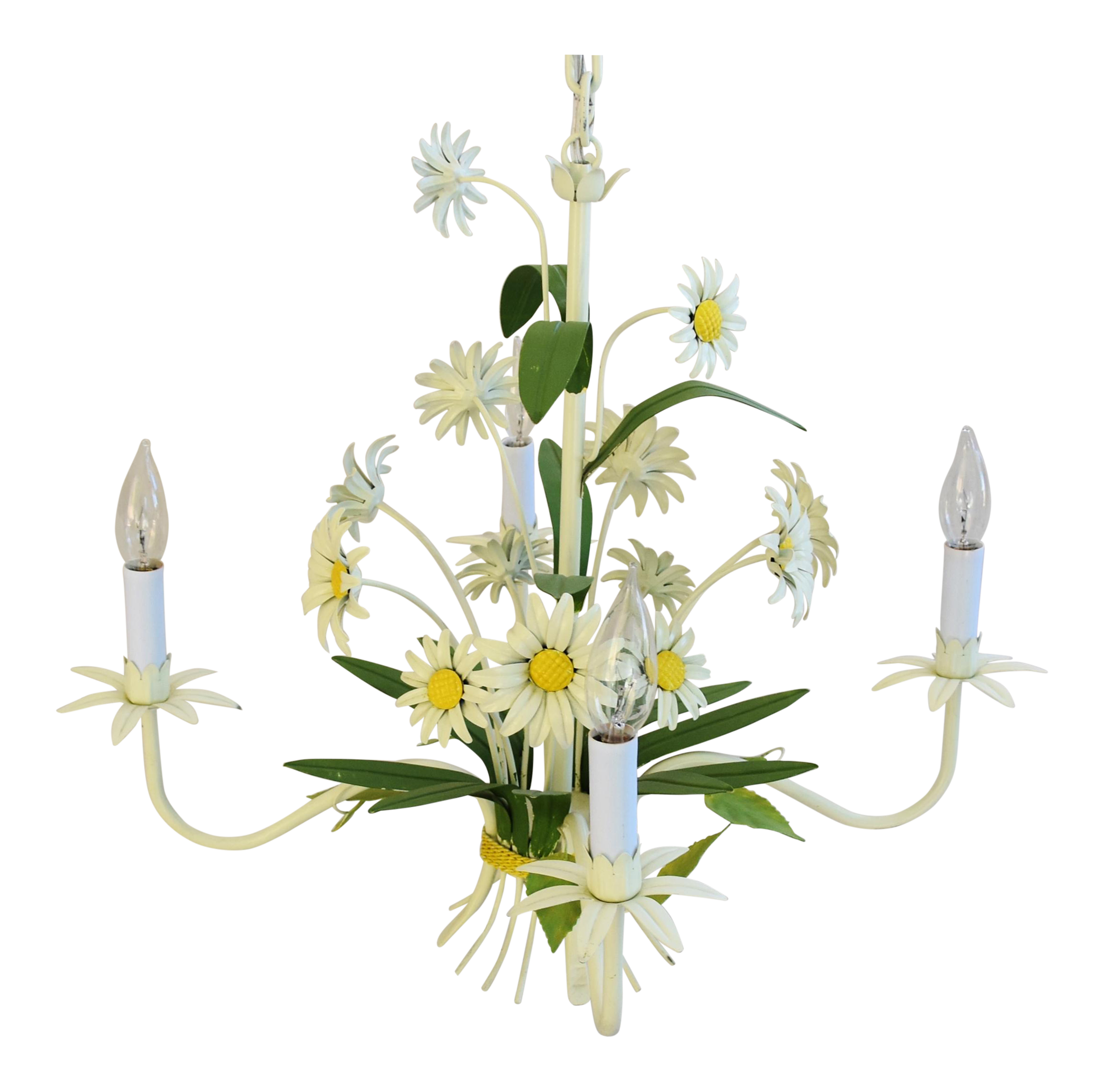Daisies clipart four flower. Vintage light arm italian