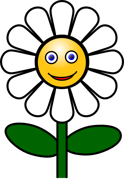 Daisies clipart happy. Smiling daisy png svg