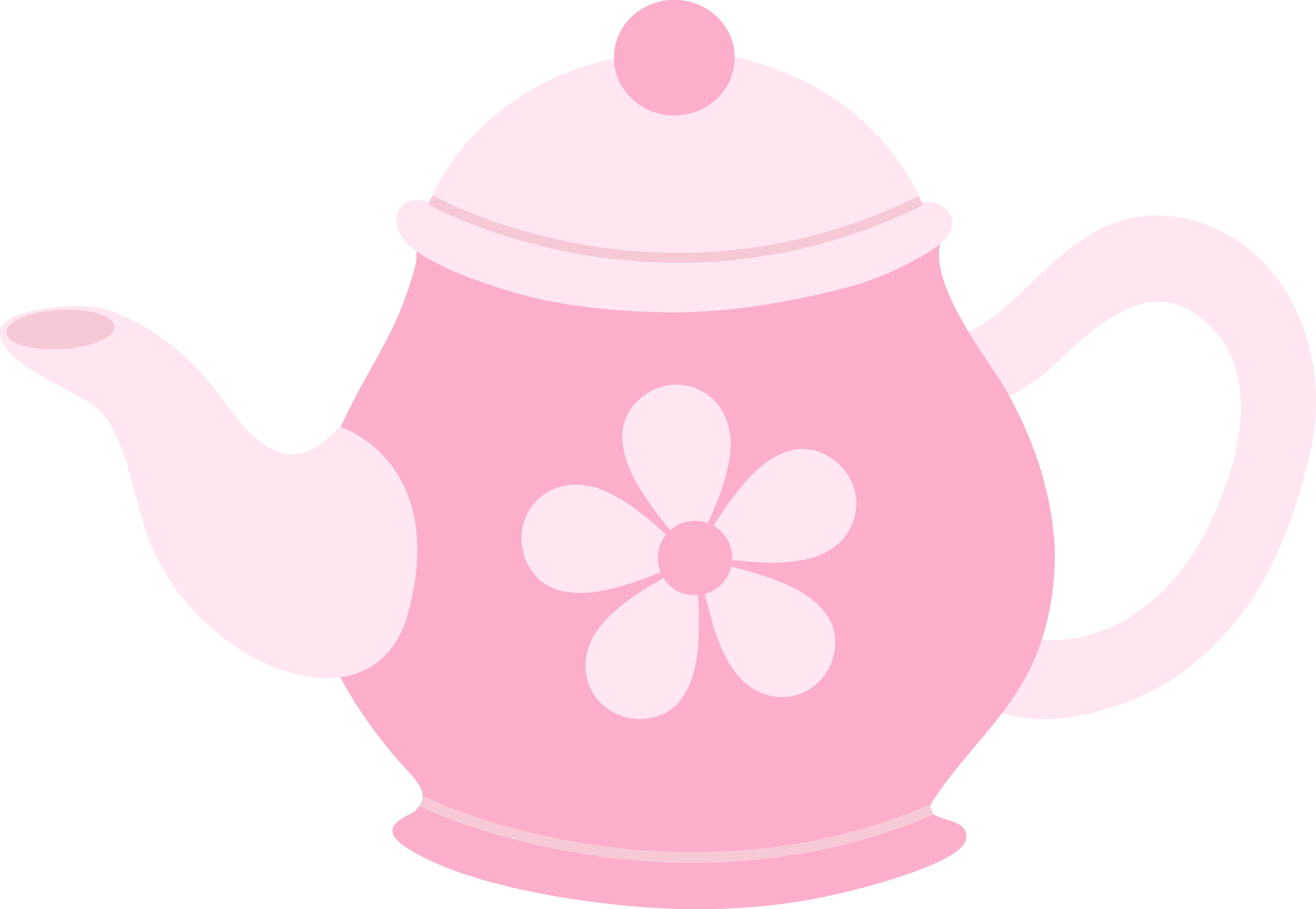 Daisy clipart cute. Teapot heart free on