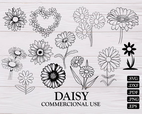 Free Daisy Svg Cut File